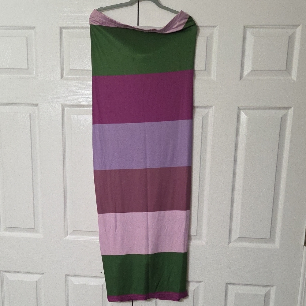 Multicolor Striped Dress